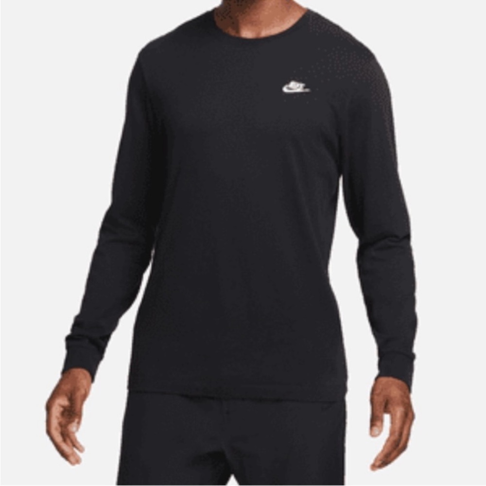 Nike long sleeve club tee mens m